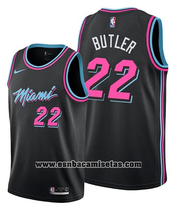 Miami Heat Shirt Jimmy Butler NO 22 City 2019 Black