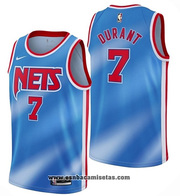 Camiseta Brooklyn Nets Kevin Durant Classic NO 7 2020-21 Azul