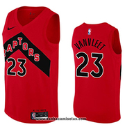 Toronto Raptors Fred Vanvleet NO 23 Icon 2020-21 Red Jersey