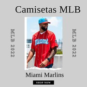 Men's Baseball Jersey Miami Marlins 2021 City Connect Replica Red
