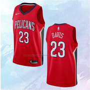 NO 23 Anthony Davis Jersey New Orleans Pelicans Statement Red