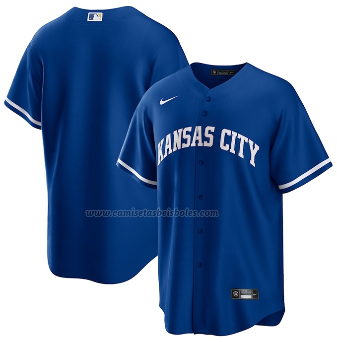 Men's Kansas City Royals Alternate Blue Replica Baseball Jersey